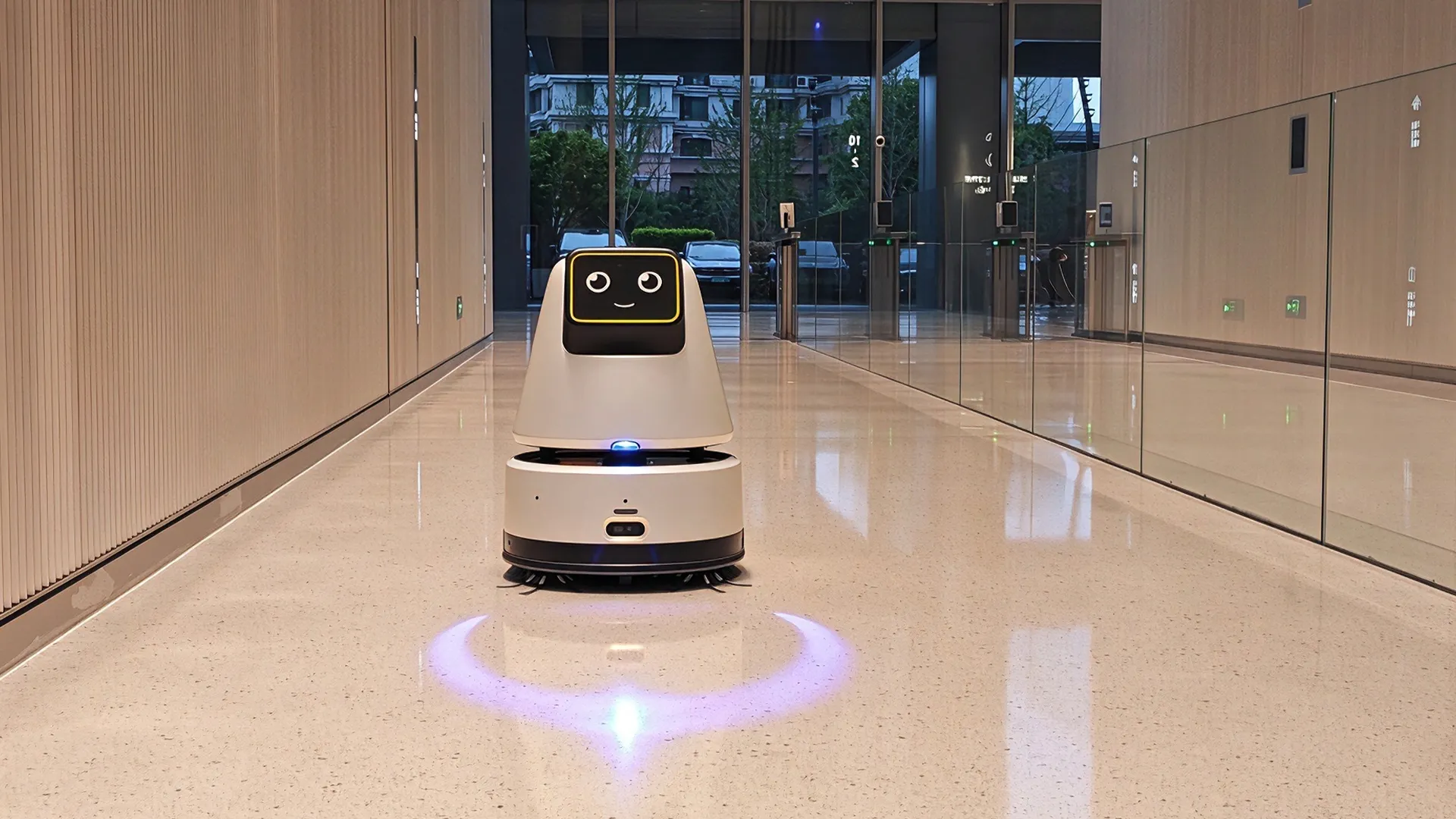 C2P in a mixed-use commercial lobby